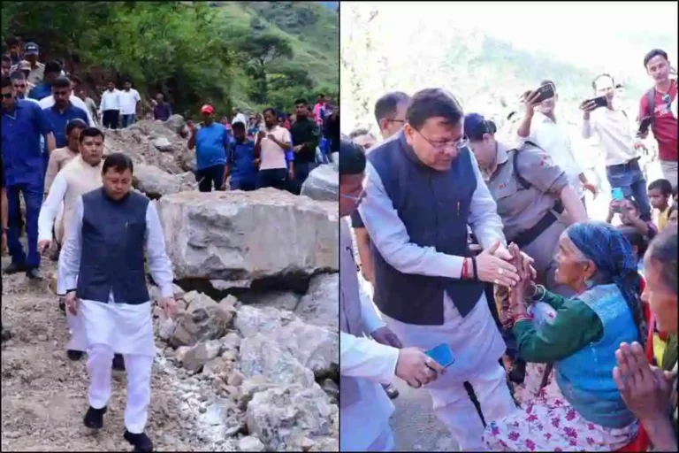 उत्तराखंड आपदा: क्या सीएम धामी ने बागेश्वर प्रभावितों को दिया भरोसा? Dhami Visits Flooded Bageshwar Areas