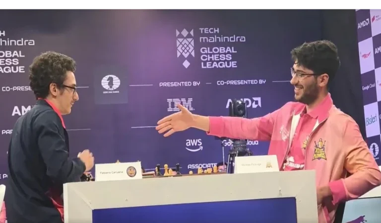 ग्लोबल चेस लीग 2025: अलीरेजा फिरोजजा का धाकड़ खेल, ट्रिवेणी किंग्स की लगातार जीत… Grandmaster Firouzja Fifth Chess Win