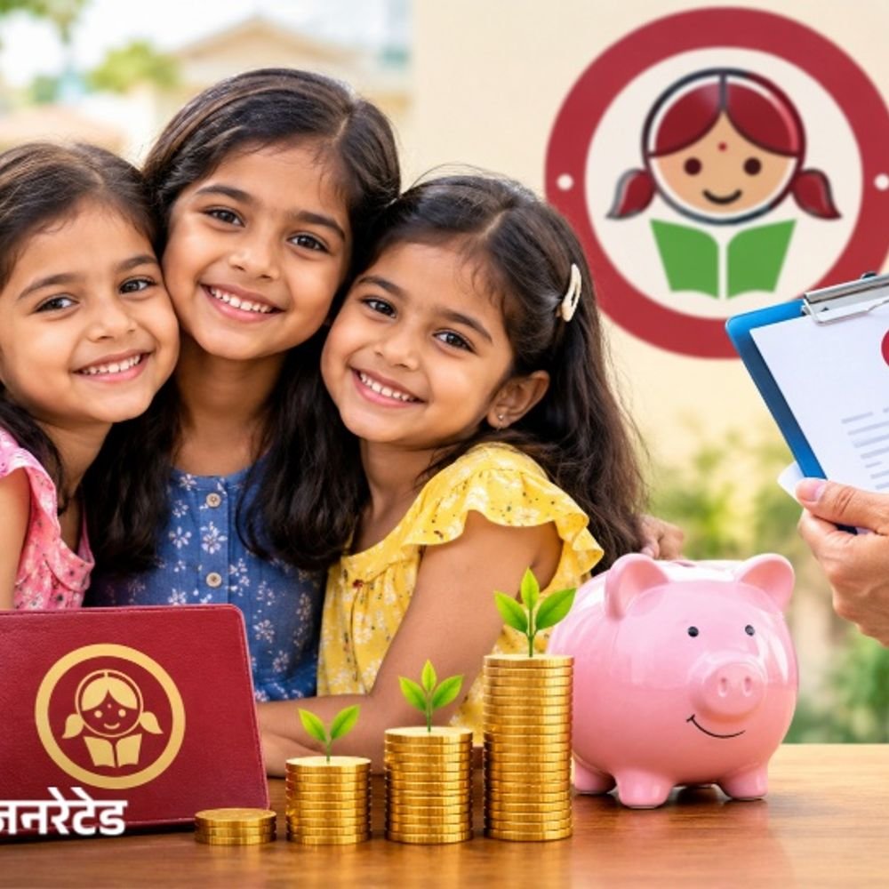 सुकन्या-स्कीम में 3 बेटियों के लिए भी अकाउंट खोल सकेंगे:सिर्फ मेडिकल सर्टिफिकेट देना होगा, जानें ₹2.15 करोड़ फंड बनाने का तरीका